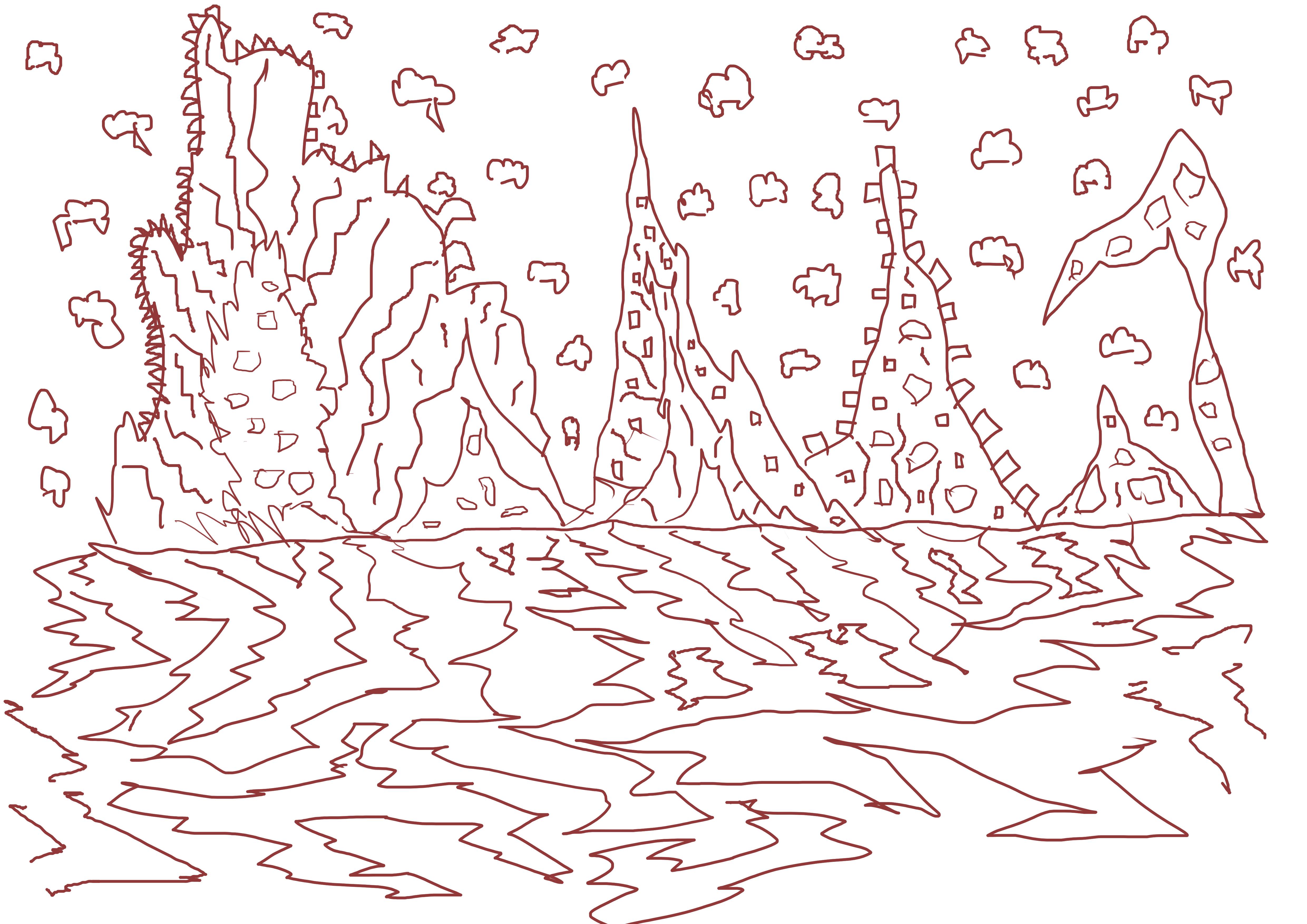 Machete Landscape - ArtCtrl (White)
