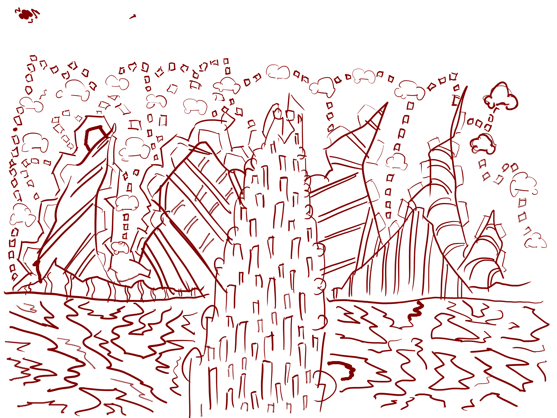 Rectangle Mountain - ArtCtrl (White)