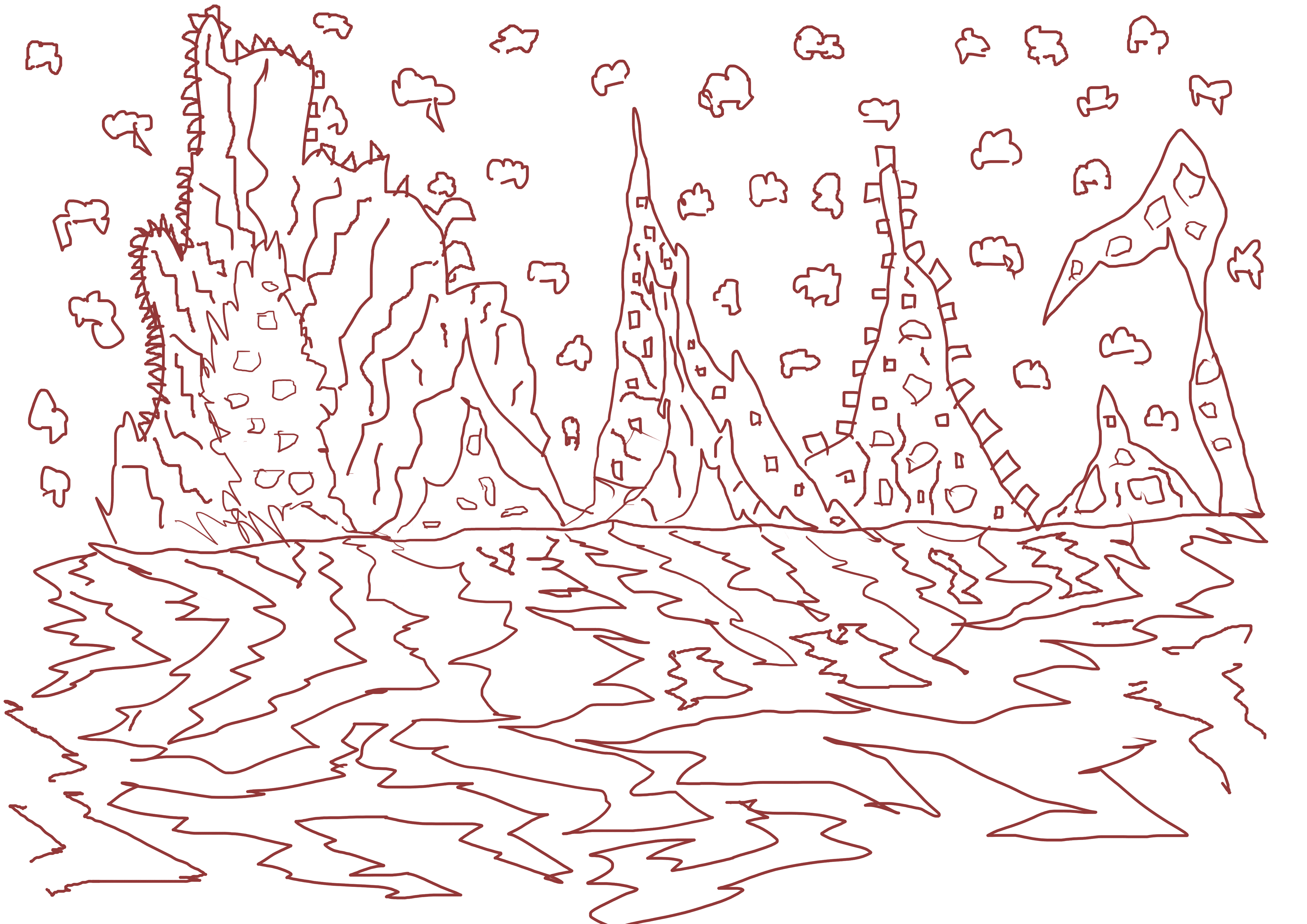Machete Landscape - ArtCtrl (White)